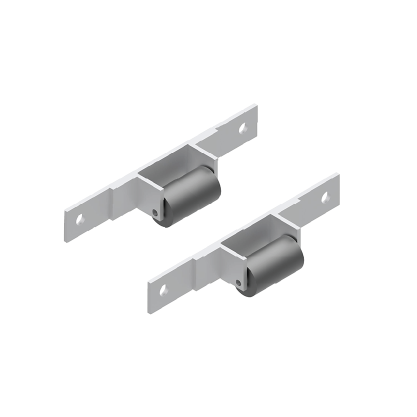 Snap Dock 4′ Gangway Roller Assembly with two mounted rollers for smooth hinge movement.